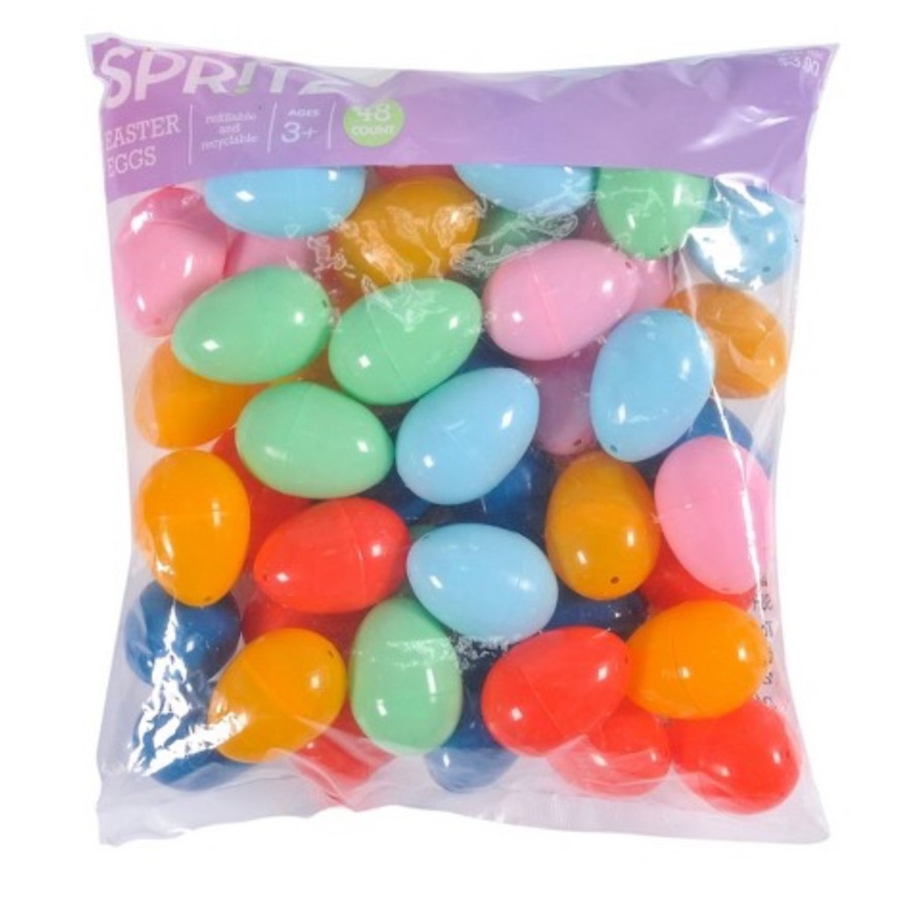 Target spritz Easter plastic eggs